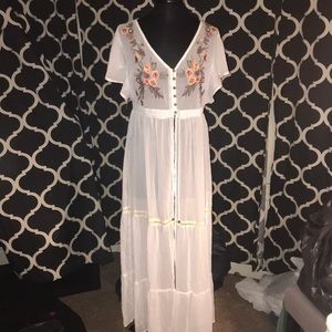 Beautiful white Swim Wrap